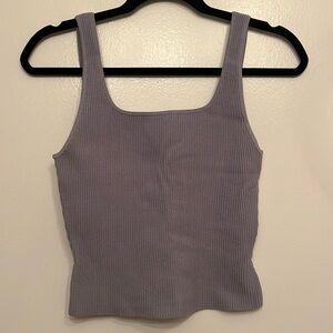 Aritzia Babaton Sculpt Knit Squareneck Tank